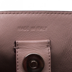 Pre Owned Dior Blue Leather Diorissimo Large Tote