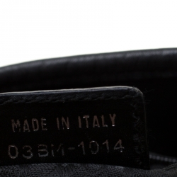 Pre Owned حقيبة يد ديور شوبر جلد كاناج سوداء