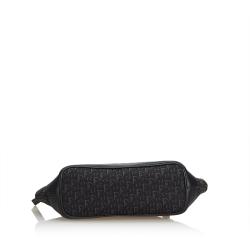 Dior Black Oblique Canvas And Leather Everyday Bag