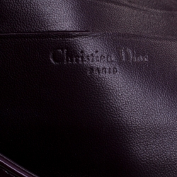 مملوكة مسبقًا حقيبة كلتش ديور سلسلة نيو لوك جلد لامعة بنفسجية