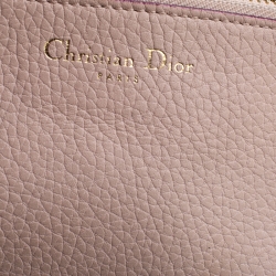 Dior Blush Pink Leather Medium Diorissimo Shopper Tote