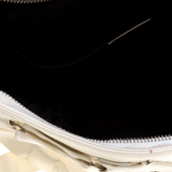 مملوكة مسبقًا Dior White Leather and Fabric Corset Ballet Shoulder Bag