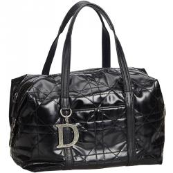 Dior Black PVC Cannage Everyday Bag
