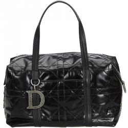 Dior Black PVC Cannage Everyday Bag