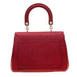 Pre Owned Dior Red Leather Small Be Dior Shoulder Bag