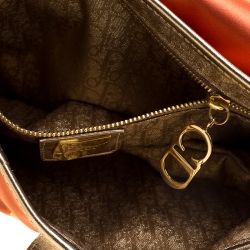 Pre Owned Dior Multicolor Satin and Fabric Limited Edition 44/100 China Dragon Galliano 10 Yr Anniversary Saddle Bag