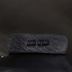 Pre Owned Dior Black Leather Chain Pochette Bag