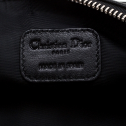 Pre Owned Dior Black Leather Chain Pochette Bag