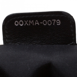 مملوكة مسبقًا Dior Black Cannage Ruffle Leather New Lock Flap Bag