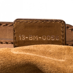 Pre Owned Dior Tan Leather Rebelle Hobo