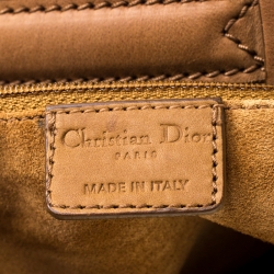 Pre Owned Dior Tan Leather Rebelle Hobo