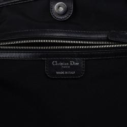 Pre Owned Dior Black Coated Canvas ‘Panarea’ Medium Tote