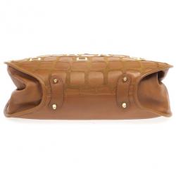 Pre Owned Dior Camel Leather Medium 61 Hobo