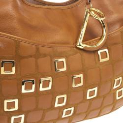 Pre Owned Dior Camel Leather Medium 61 Hobo
