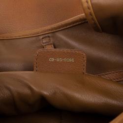 Pre Owned Dior Camel Leather Medium 61 Hobo