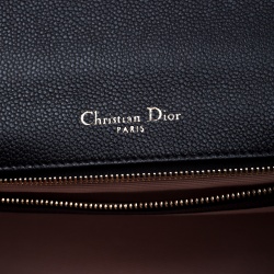Dior Black Leather Medium Diorama Shoulder Bag