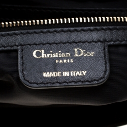 Pre Owned حقيبة ديور نيولوك جلد كاناج أسود بقلاب