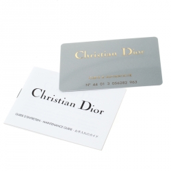 Pre Owned حقيبة كتف ديور إصدار محدود 256/880 ماليس زخرفة خرز وشعر عجل بنية/ بيج