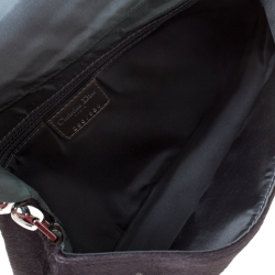 Pre Owned حقيبة كتف ديور إصدار محدود 256/880 ماليس زخرفة خرز وشعر عجل بنية/ بيج