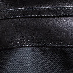 مملوكة مسبقًا Dior Black Cannage Patent Leather Wallet on Chain