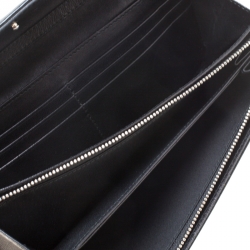 مملوكة مسبقًا Dior Black Cannage Patent Leather Wallet on Chain