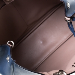 Pre Owned حقيبة يد ديور ديوريسيمو كبيرة جلد كحلية