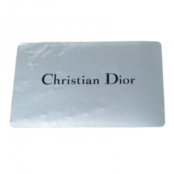 Pre Owned Dior Beige Cannage Patent Leather Miss Dior Promenade Pouch Bag