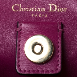 مملوكة مسبقًا حقيبة شوبر ديور ديوريسيمو جلد أسود متوسطة