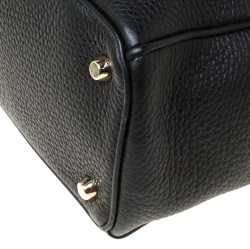 مملوكة مسبقًا حقيبة شوبر ديور ديوريسيمو جلد أسود متوسطة