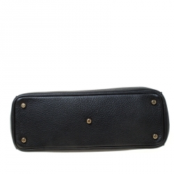 مملوكة مسبقًا حقيبة شوبر ديور ديوريسيمو جلد أسود متوسطة