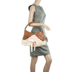 Christian Dior Cognac Pink Python Leather Corset Ballet Bag