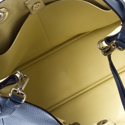 مملوكة مسبقًا Dior Blue Leather Large Diorissimo Shopper Tote