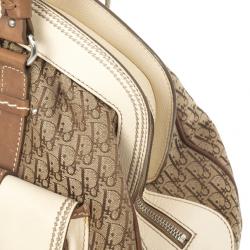 مملوكة مسبقًا Christian Dior Beige Monogram My Dior Frame Pocket Satchel