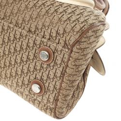 مملوكة مسبقًا Christian Dior Beige Monogram My Dior Frame Pocket Satchel