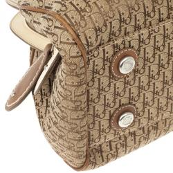 مملوكة مسبقًا Christian Dior Beige Monogram My Dior Frame Pocket Satchel
