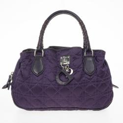 مملوكة مسبقًا Dior Quilted Satin Cannage Charming Tote