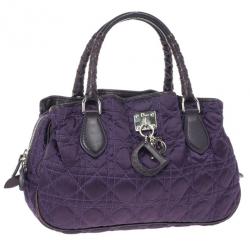 مملوكة مسبقًا Dior Quilted Satin Cannage Charming Tote