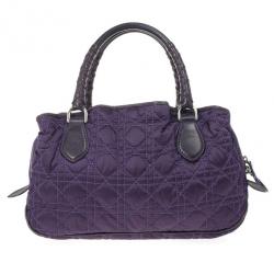 مملوكة مسبقًا Dior Quilted Satin Cannage Charming Tote