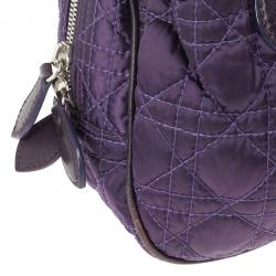 مملوكة مسبقًا Dior Quilted Satin Cannage Charming Tote