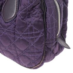 مملوكة مسبقًا Dior Quilted Satin Cannage Charming Tote