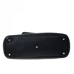 مملوكة مسبقًا حقيبة شوبر ديور ديوريسيمو جلد أسود متوسطة