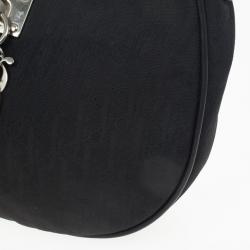 مملوكة مسبقًا Dior Black Diorissimo Canvas Lovely Hobo