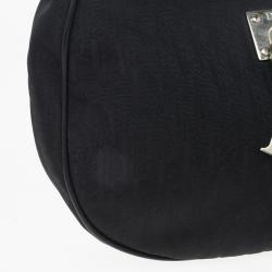 مملوكة مسبقًا Dior Black Diorissimo Canvas Lovely Hobo
