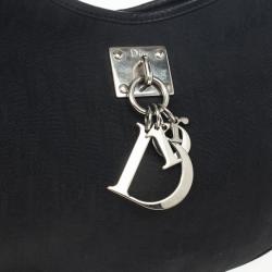 مملوكة مسبقًا Dior Black Diorissimo Canvas Lovely Hobo
