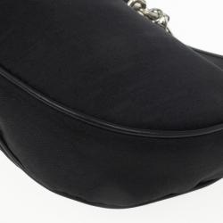 مملوكة مسبقًا Dior Black Diorissimo Canvas Lovely Hobo