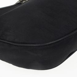 مملوكة مسبقًا Dior Black Diorissimo Canvas Lovely Hobo