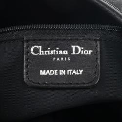 مملوكة مسبقًا Dior Black Diorissimo Canvas Lovely Hobo