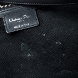 Pre Owned Dior Black Cannage Coated Canvas Medium New Panarea Shopper Tote
