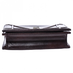 Pre Owned حقيبة كتف ديور ميني ديوراما جلد برونزية ميتالك