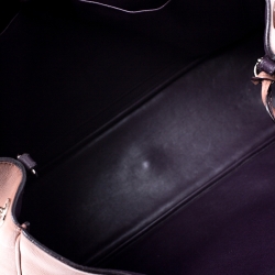 Pre Owned Dior Old Rose Leather Large Diorissimo Shopper Tote